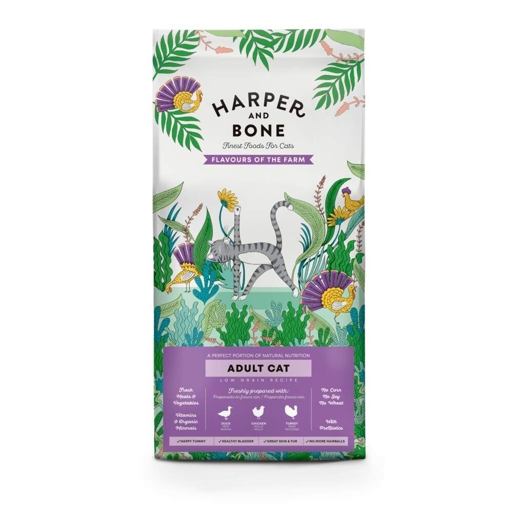 Läs mer om Harper&Bone Cat Adult Flavours Farm (5 kg)