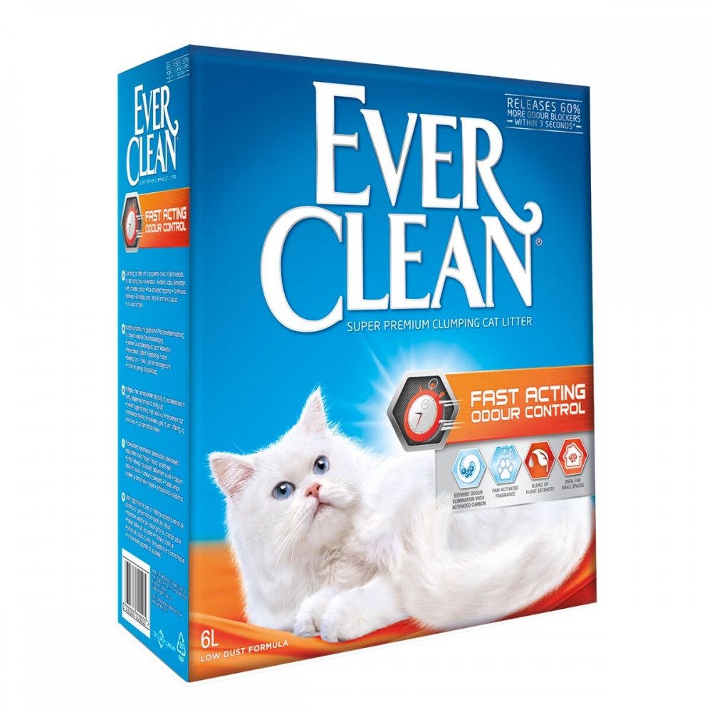 Ever Clean Fast Acting Odour Control Kattsand (6 l)