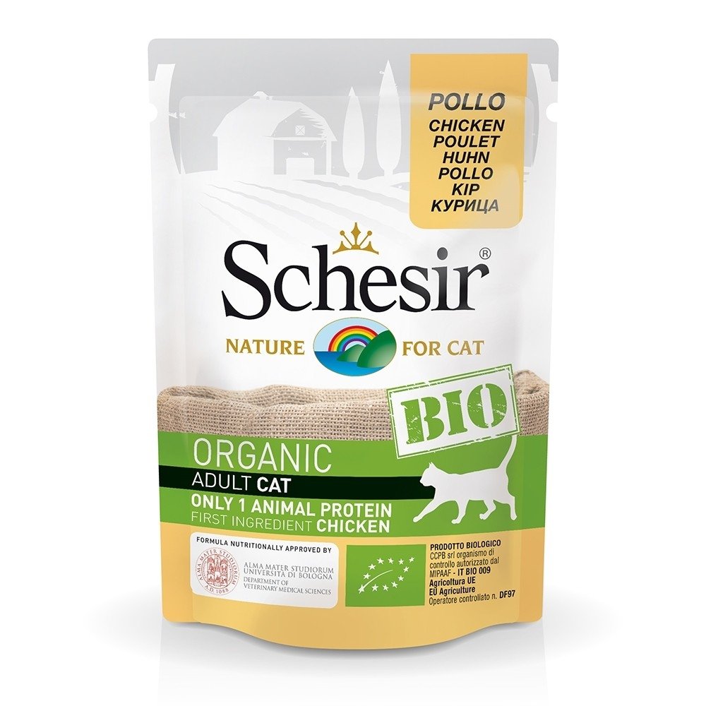 Schesir Cat Bio Adult Kyckling Paté 85 g