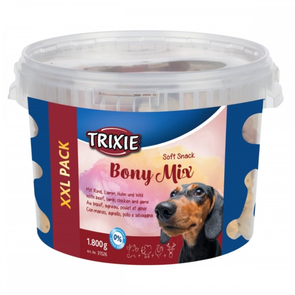 Läs mer om Trixie Bony Mix Mjukt Hundgodis 1800 g
