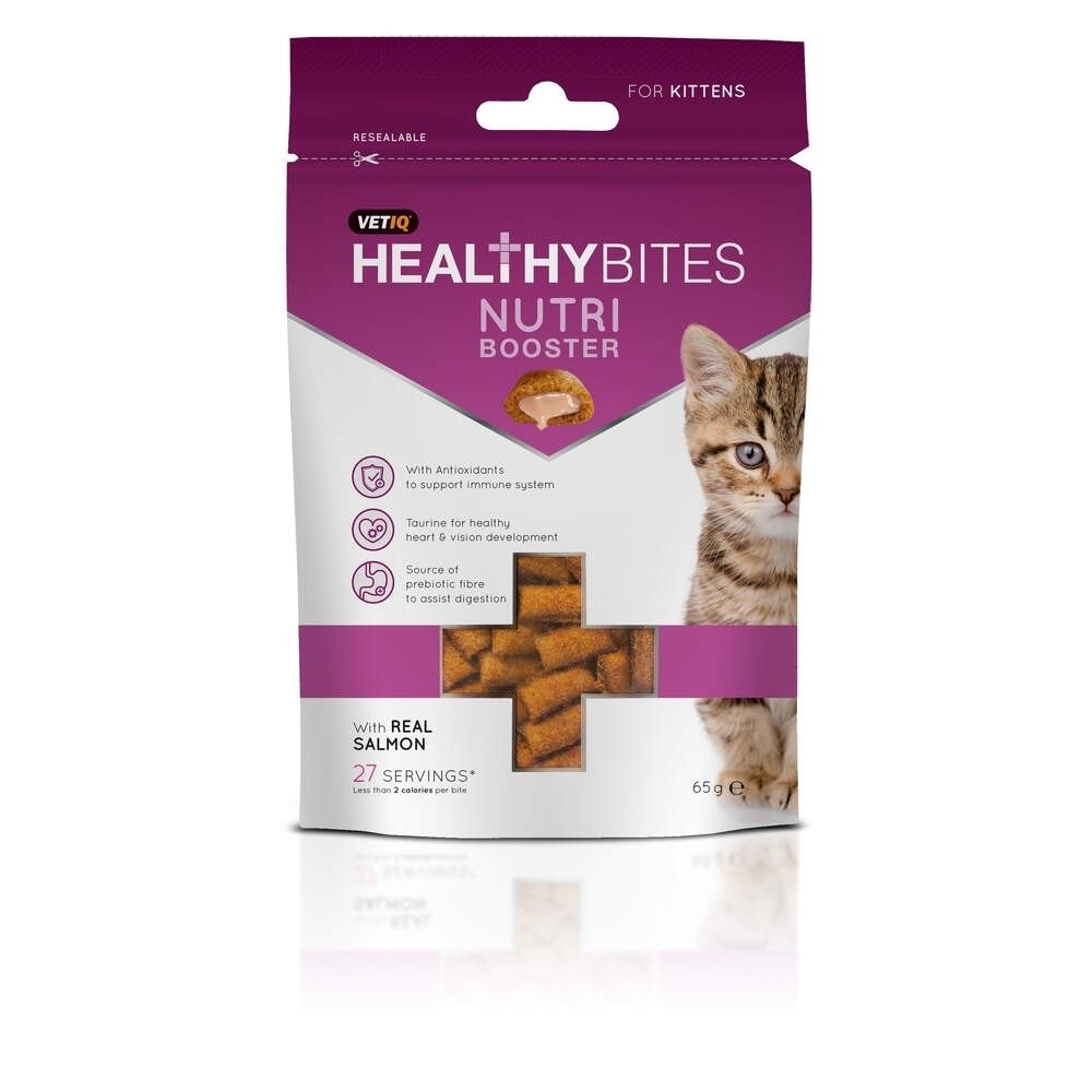 Läs mer om VetIQ Healthy Bites Nutri Booster for Kittens 65 g