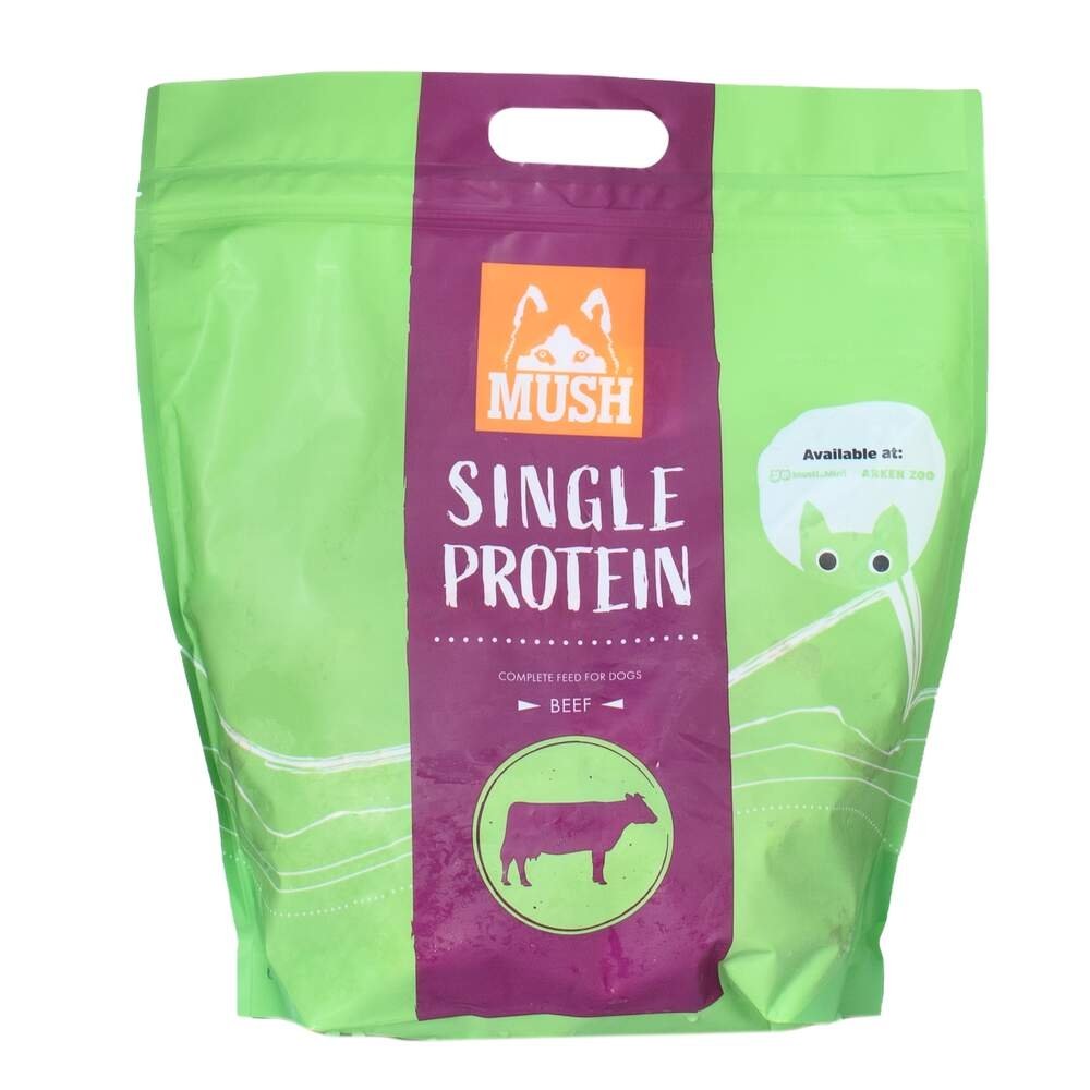 Läs mer om MUSH Single Protein Nöt 2kg