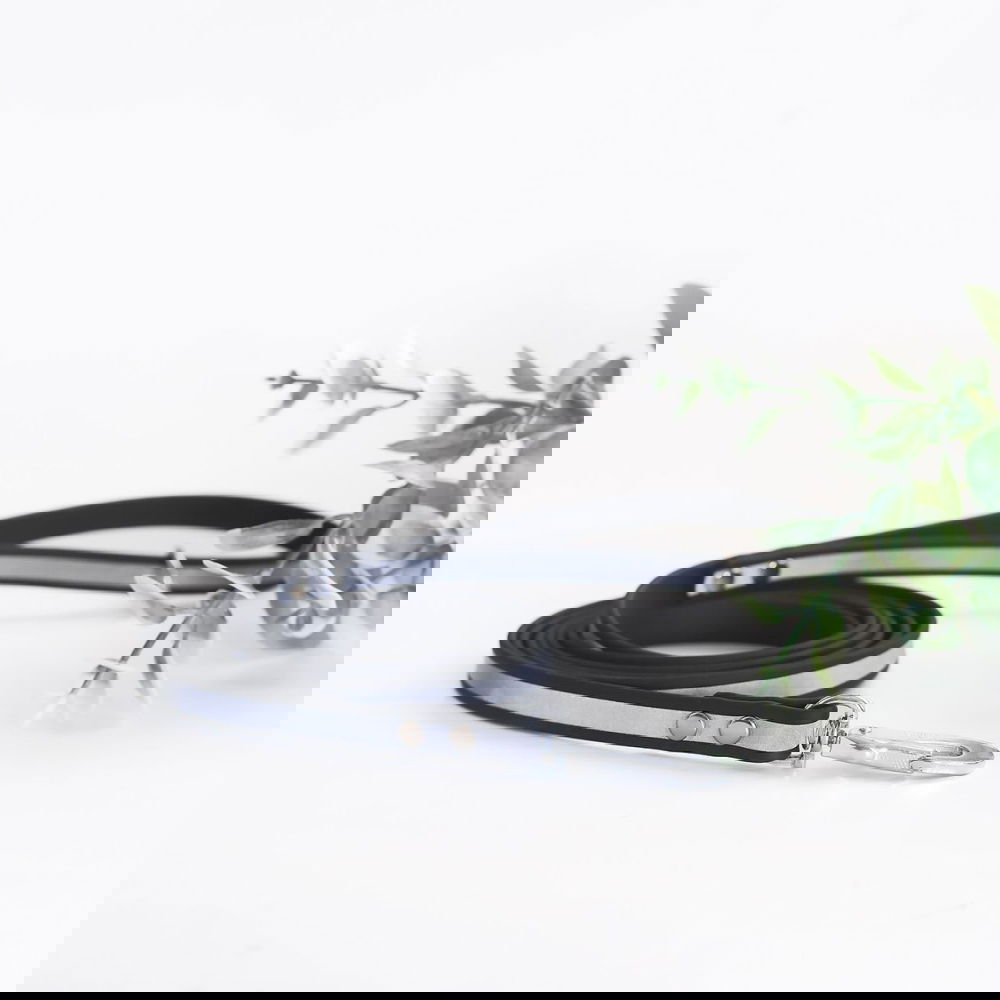 Tyylivoitto Shine Eazy Hundkoppel med Reflex Svart (13mm x 300cm)