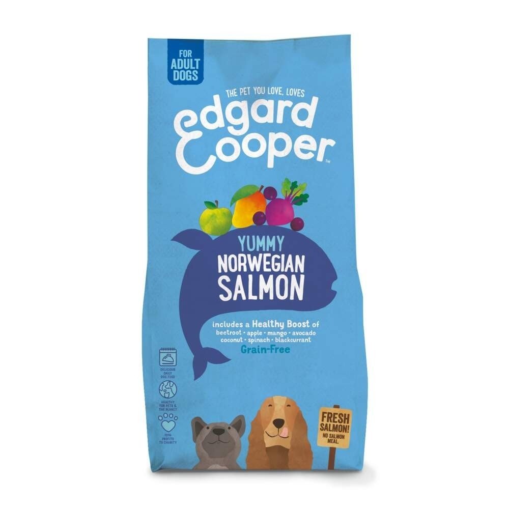 Läs mer om Edgard & Cooper Dog Adult Grain-Free Lax (12 kg)