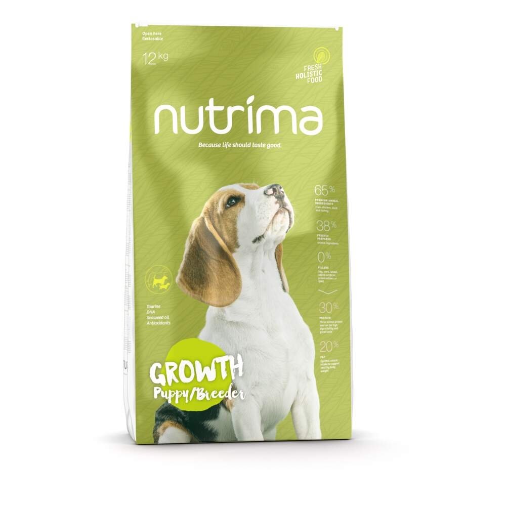 Läs mer om Nutrima Growth Puppy & Breeder (12 kg)