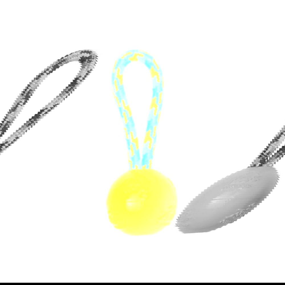 Zeus Fitness TPR-boll med Rephandtag