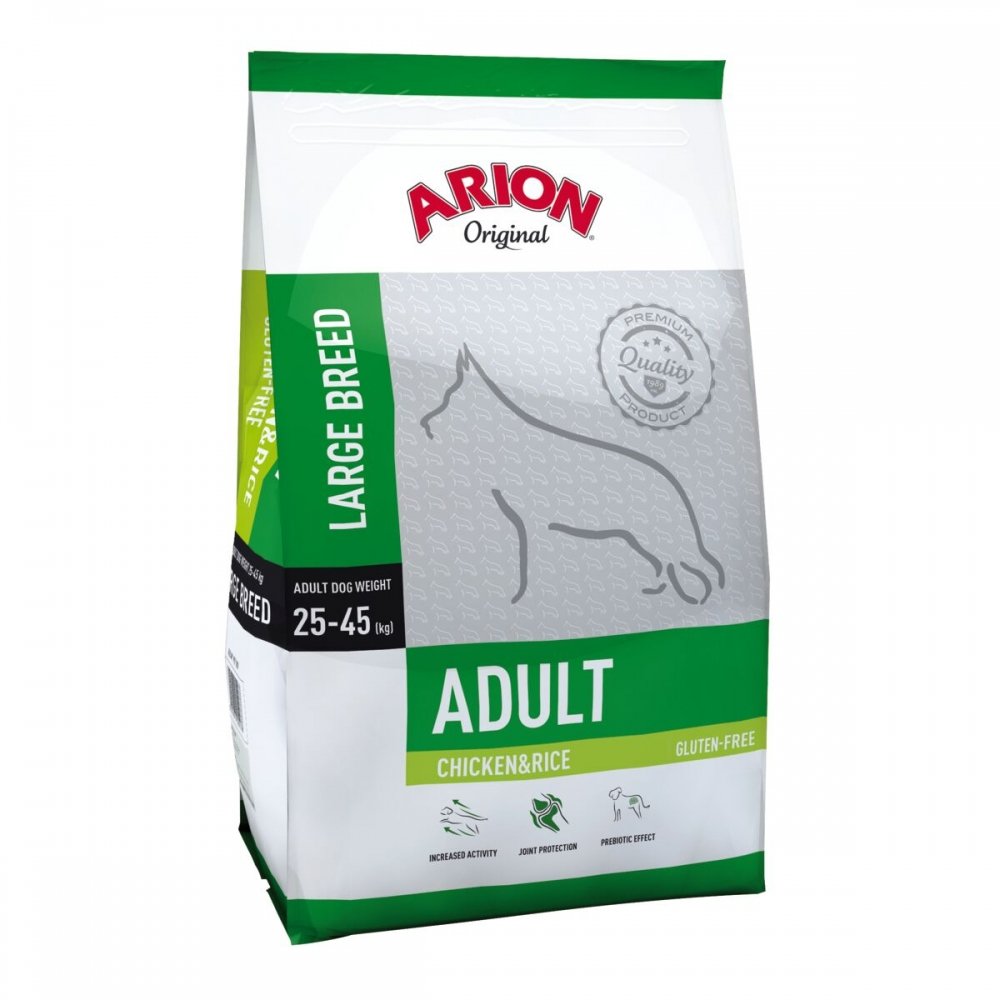 Läs mer om Arion Dog Adult Large Breed Chicken & Rice 12 kg