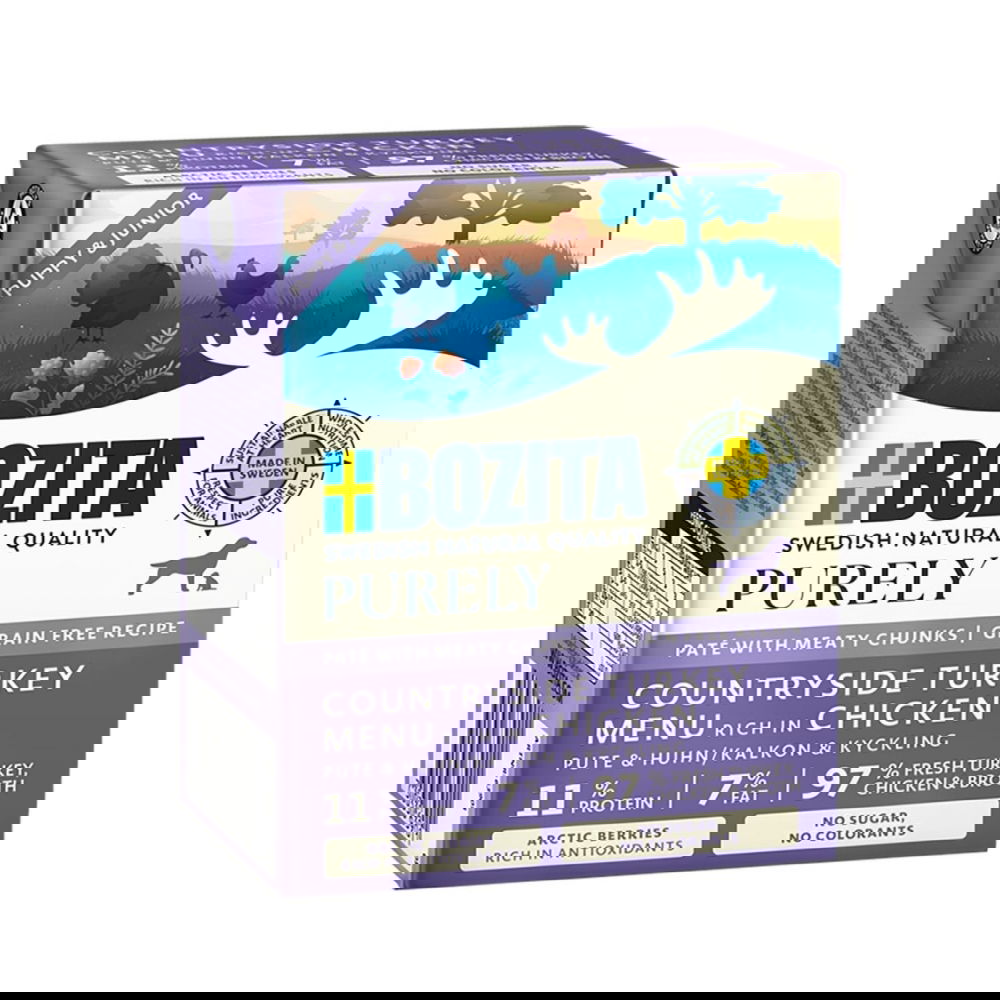 Bozita Purley Paté Puppy & Junior Turkey 370 g