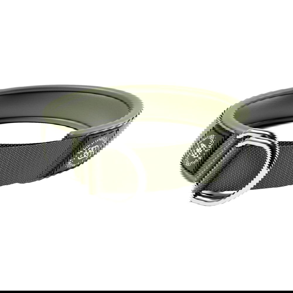 BullyBillows Hundhalsband Halvstryp Reflekterande Grön 5 cm (XL)