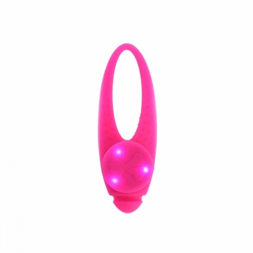 Dogman Hundlampa LED Silikon (Rosa)