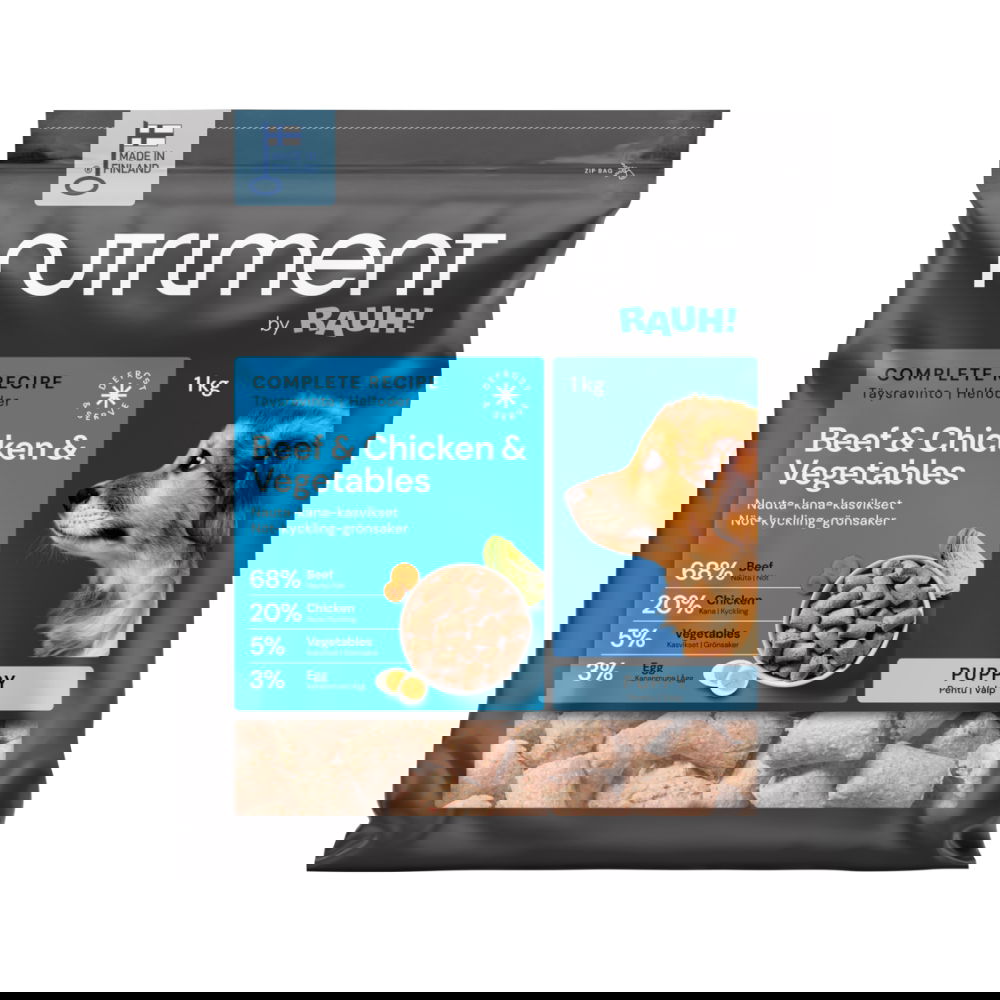 Nutriment by RAUH! Puppy Nöt-Kyckling-Grönsaker 1 kg