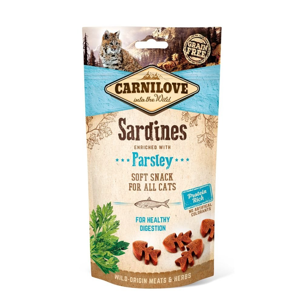 Läs mer om Carnilove Cat Semi Moist Snack Sardine & Parsley
