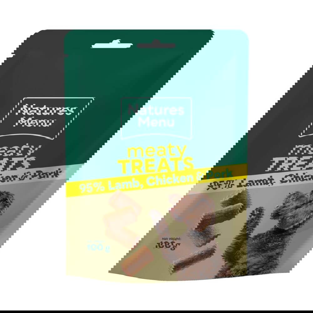 Natures Menu Hundgodis Kyckling, Lamm & Fläsk 100 g