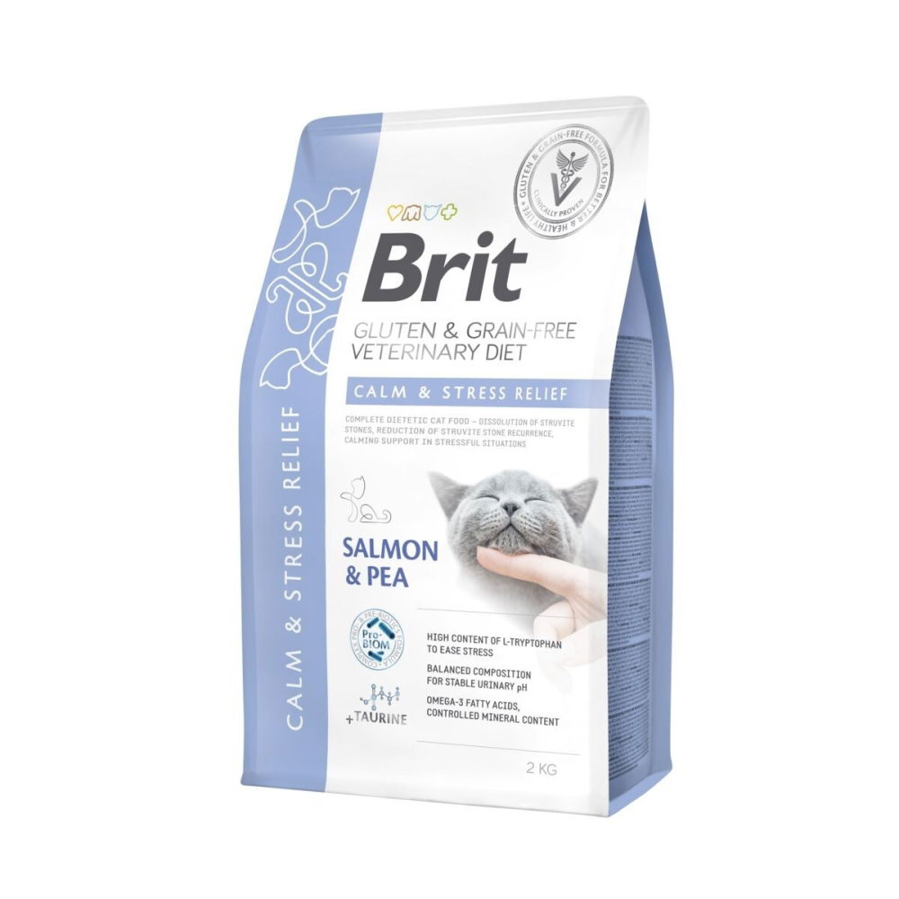 Brit Grain Free Veterinary Care Cat  Calm & Stress Relief (2  kg)