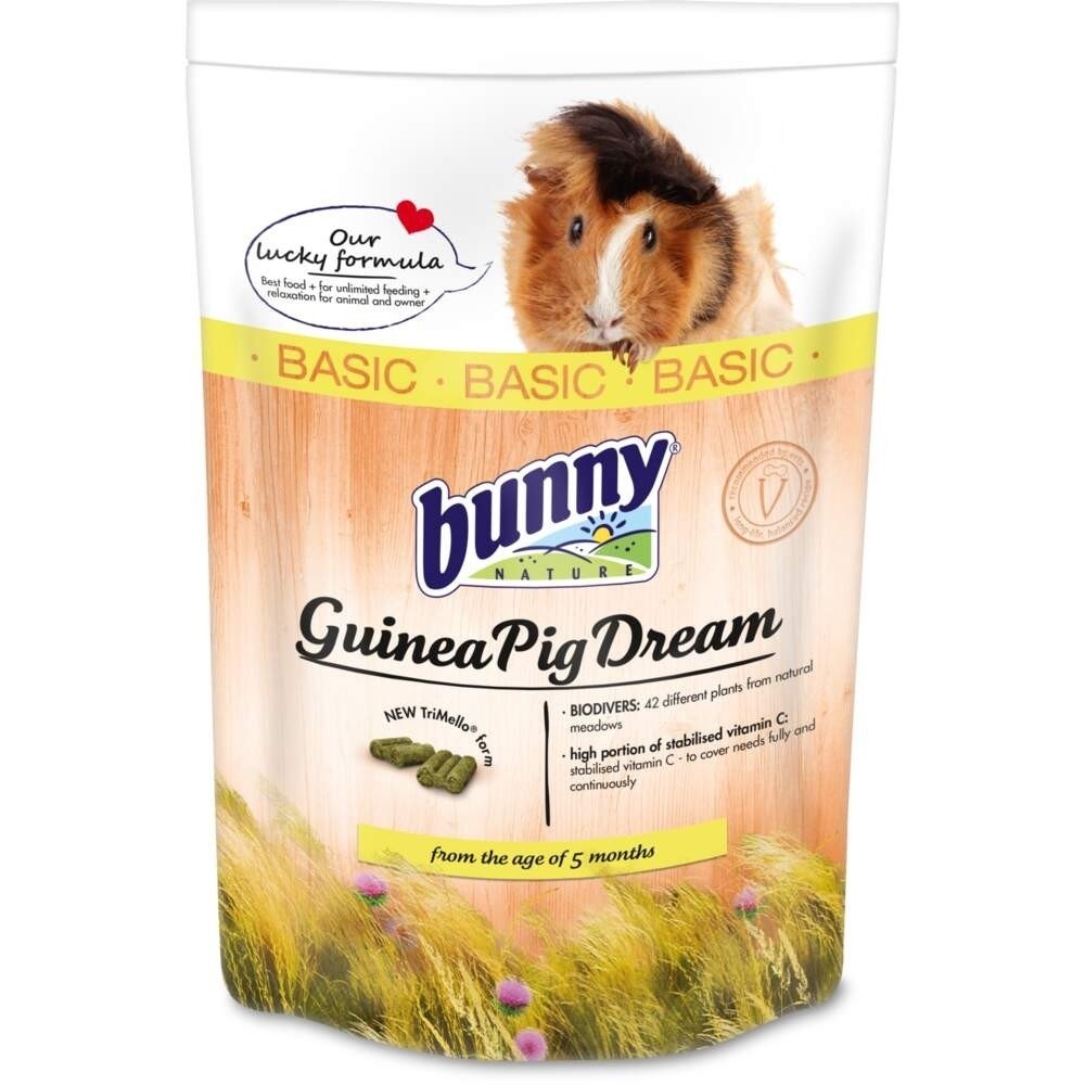 Läs mer om Bunny Nature Marsvin Dream Basic (750 g)