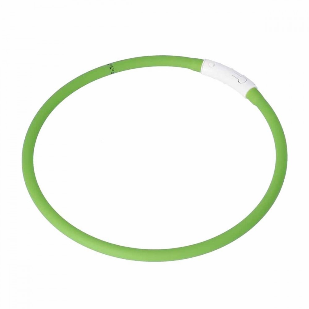 Dogman LED-Halsband Silikon (Grön)