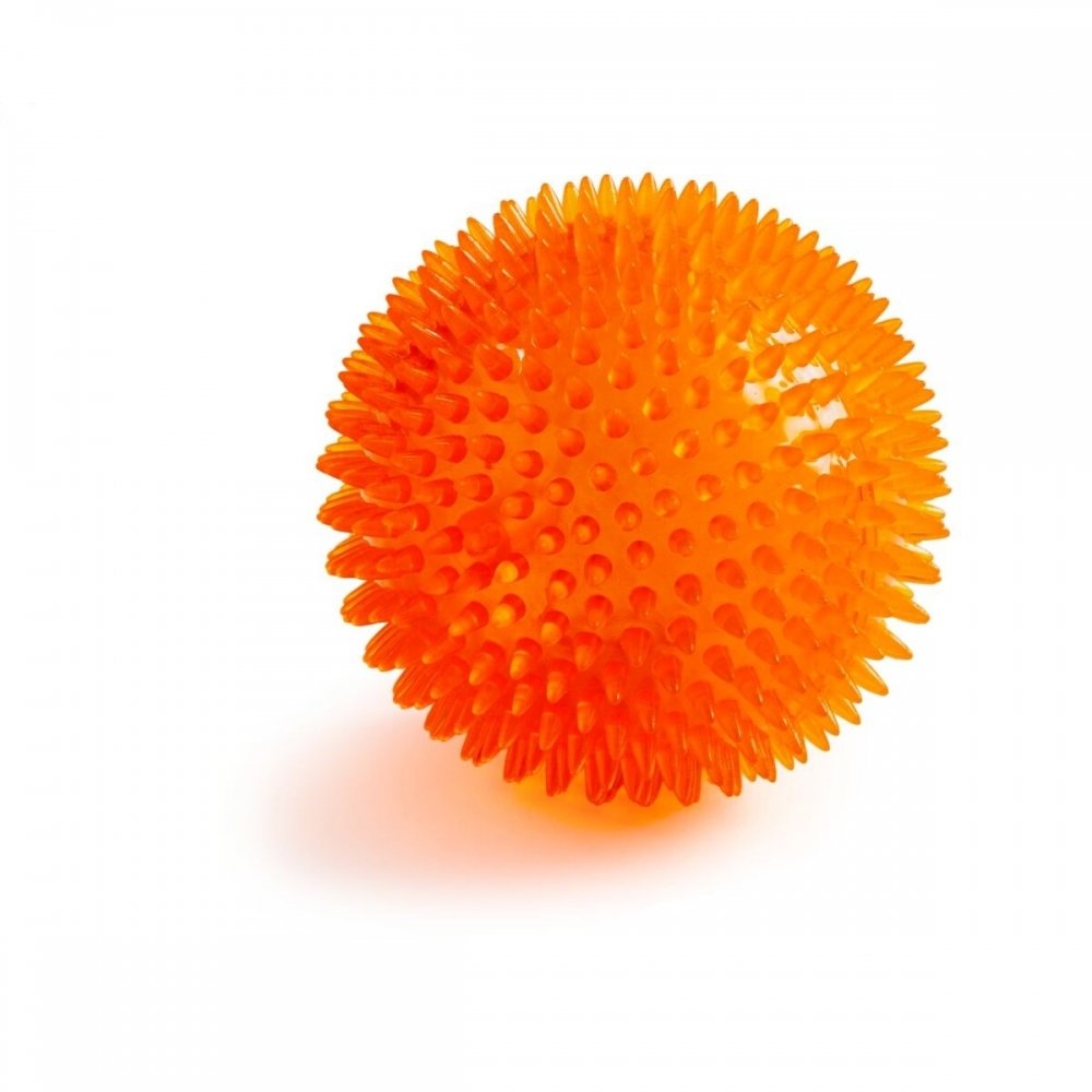 Läs mer om Little&Bigger TPR Spikboll Orange 12,5 cm
