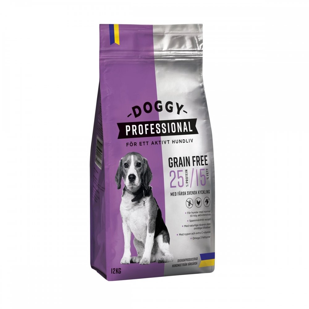 Läs mer om Doggy Professional Grain Free (12 kg)