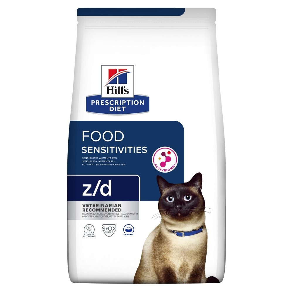 Läs mer om Hills Prescription Diet Feline z/d Food Sensitivities Original (3 kg)