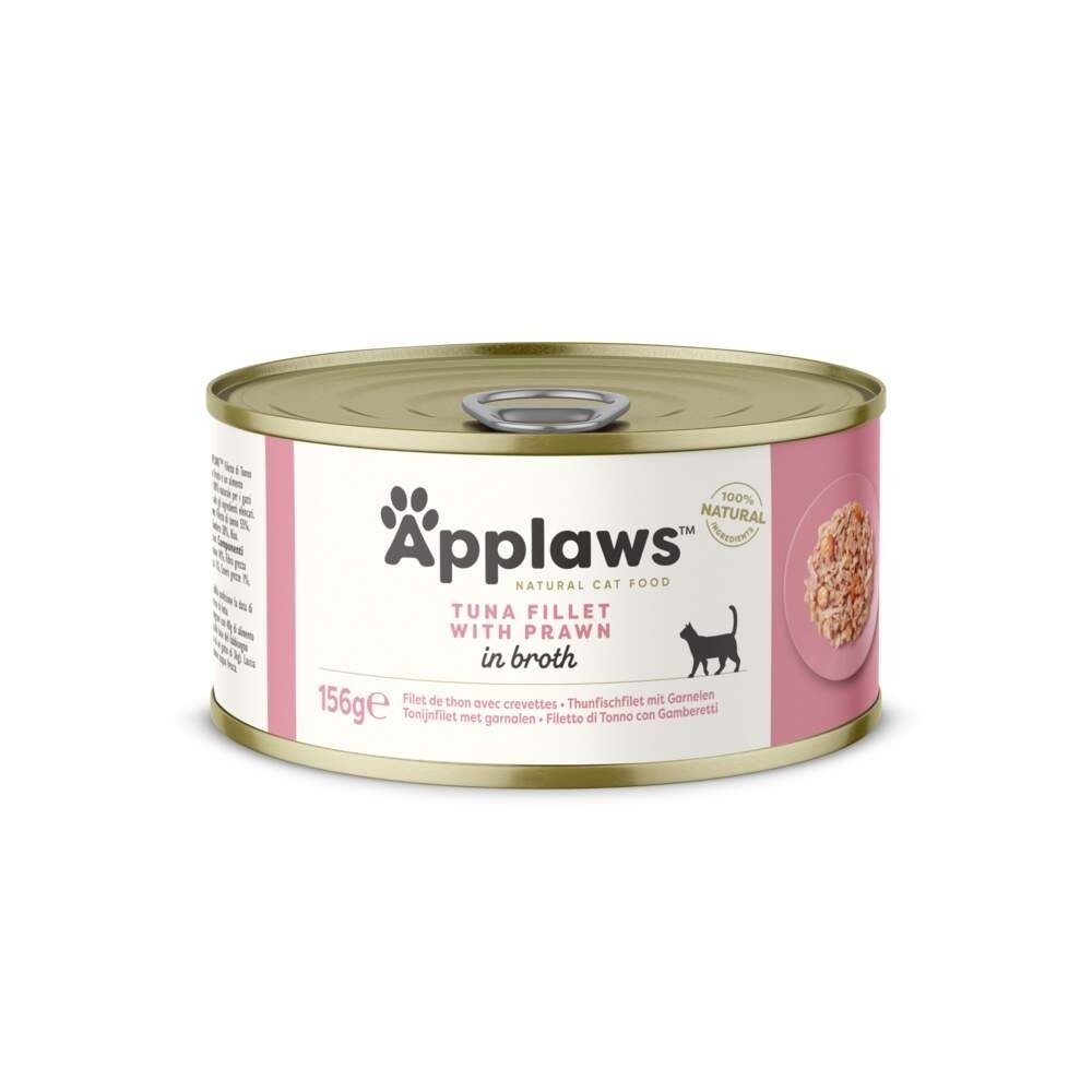 Applaws Tuna Fillet&Prawn Konserv (156 g)