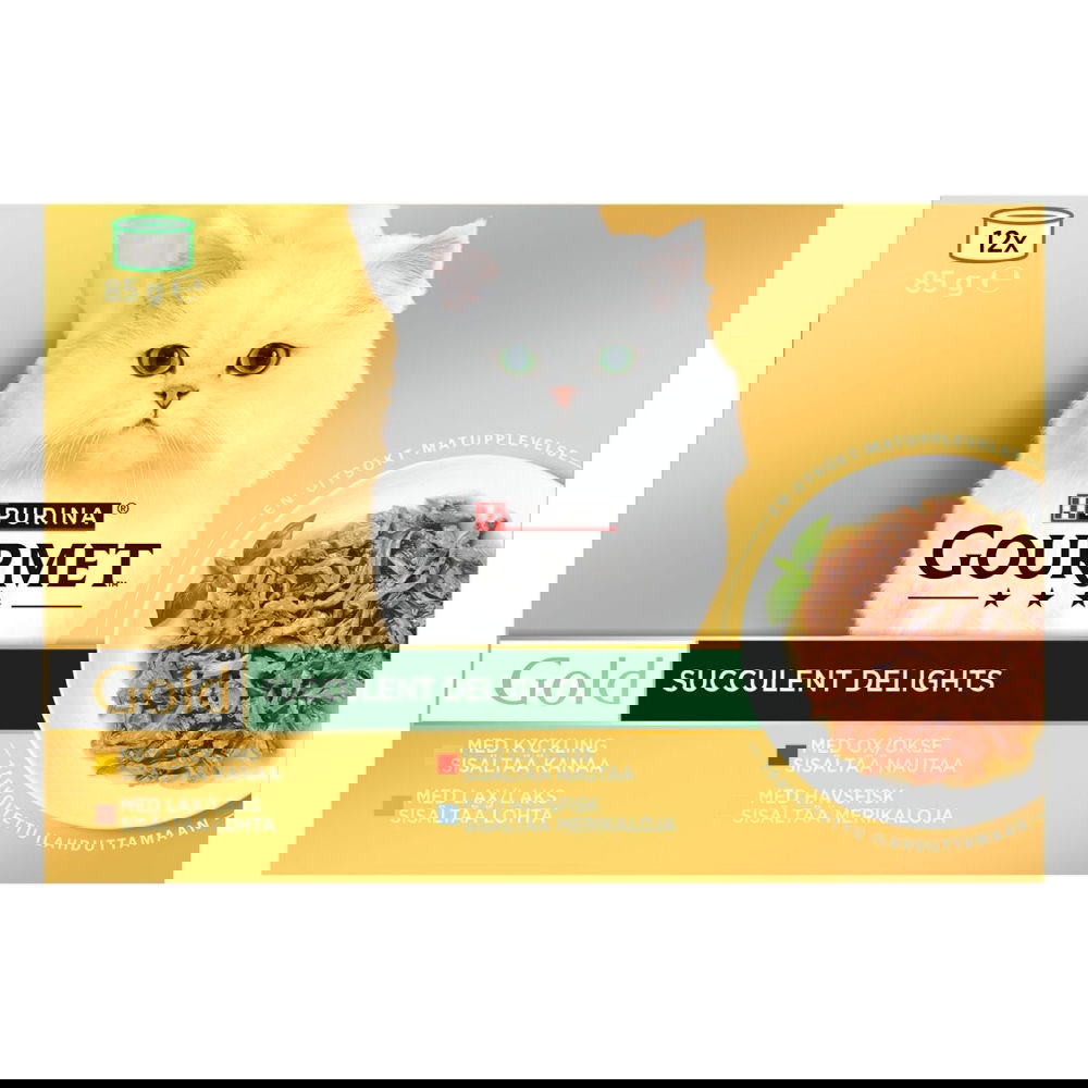 Gourmet Gold Succulent Delights Multipack 12x85 g