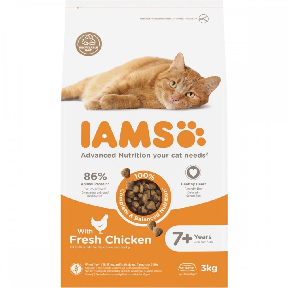 Iams for Vitality Cat Senior Chicken (3 kg)