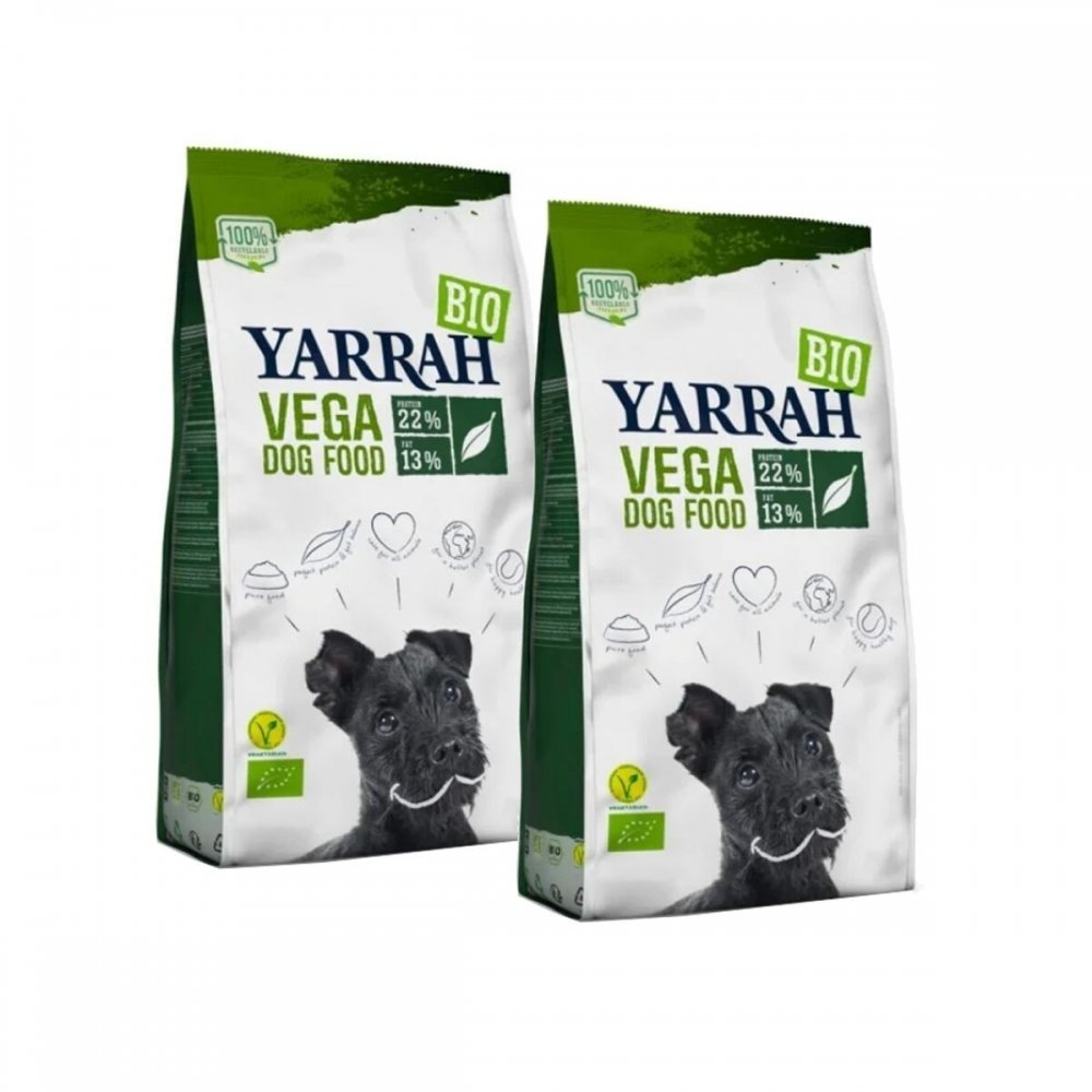 Yarrah Organic Dog Adult Vega Vegetarian 2×10 kg