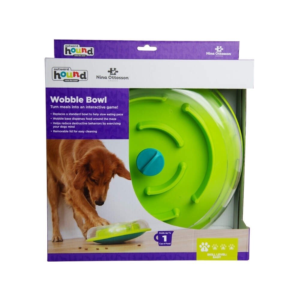Alternativ bild 1 för Nina Ottosson Dog Wobble Skål Lime