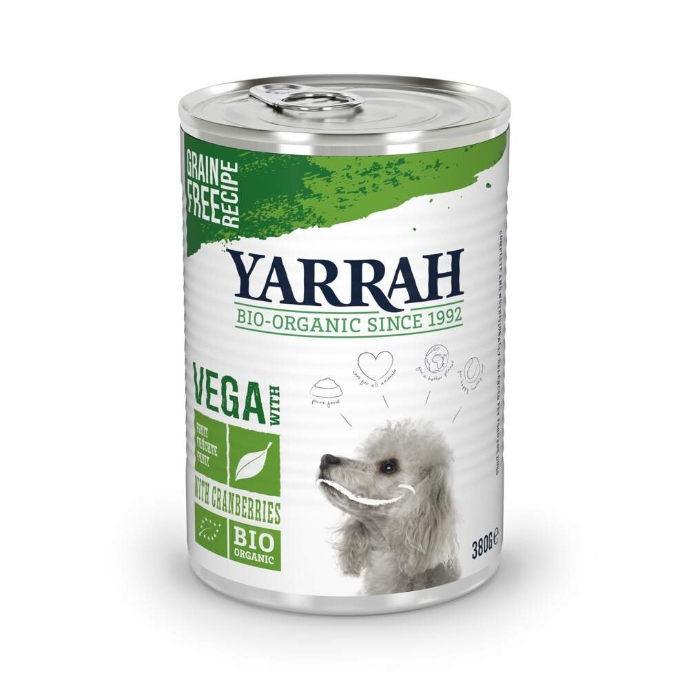 Yarrah Organic Dog Vegetarian Chunks 380 g