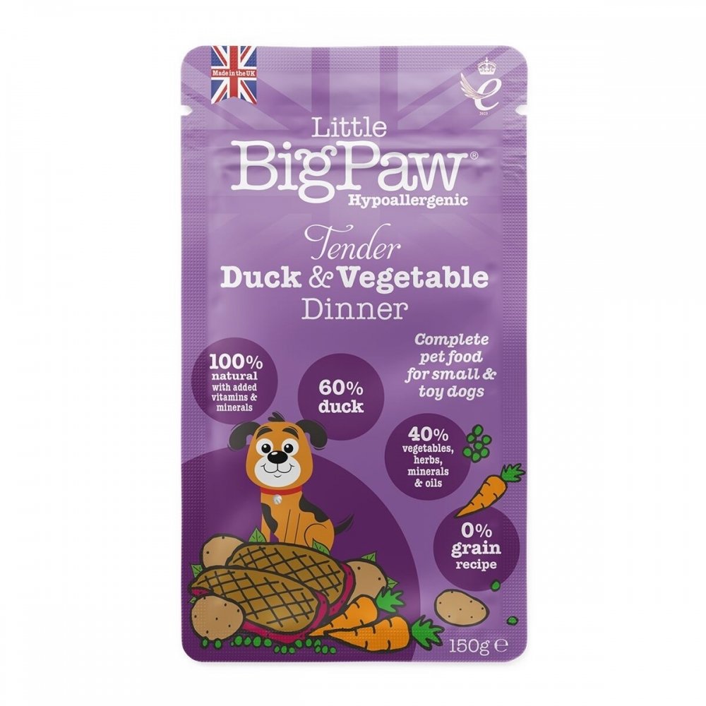 Little BigPaw Tender Duck & Vegetables Dinner (150 g)