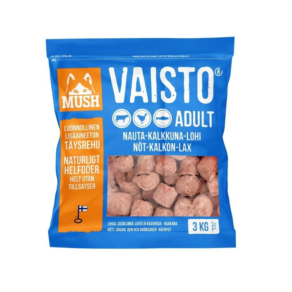 Mush Vaisto Nöt-Kalkon-Lax (3 kg)