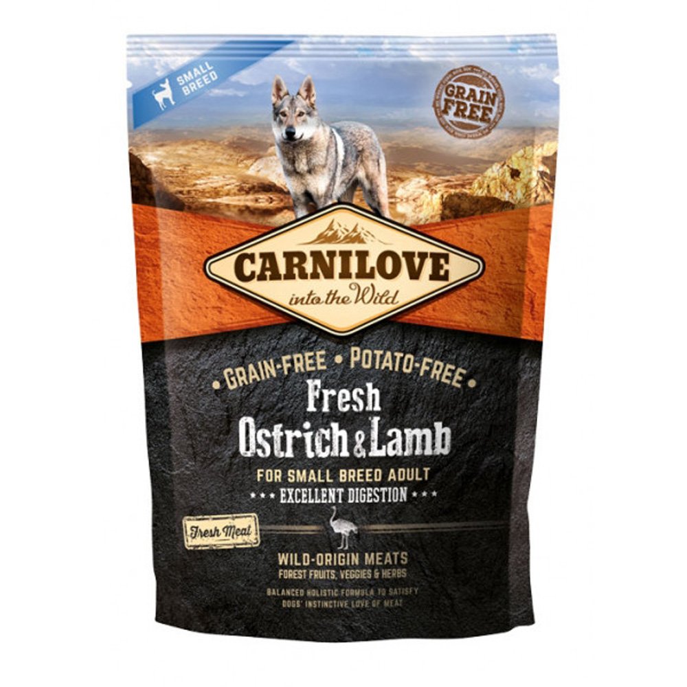 Carnilove Fresh Ostrich & Lamb Adult Small Breed (15 kg)