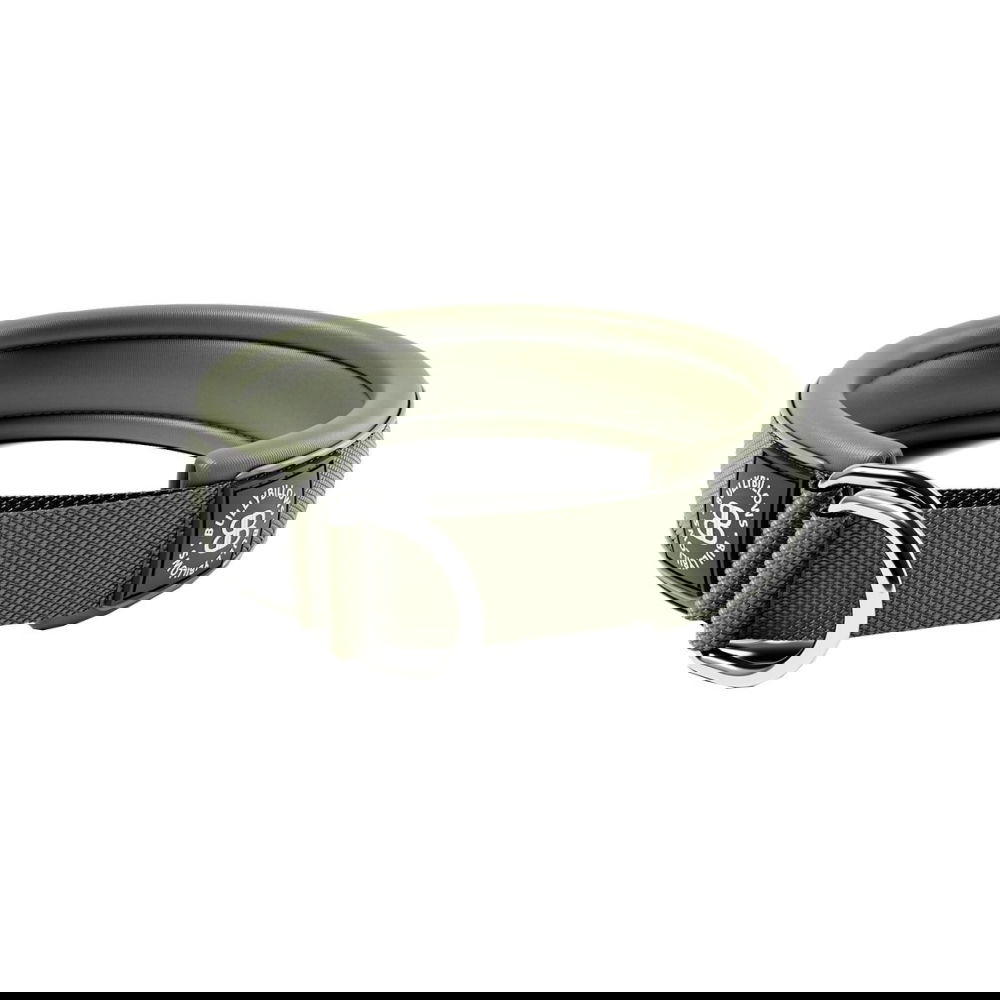 BullyBillows Hundhalsband Halvstryp Reflekterande Grön 4 cm (L)