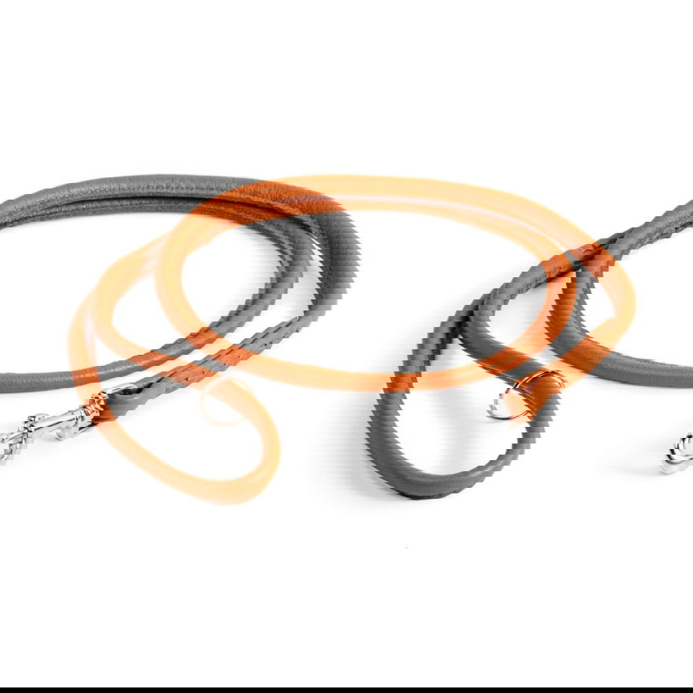 Show Dog Läderkoppel 120 cm (Ljusbrun)