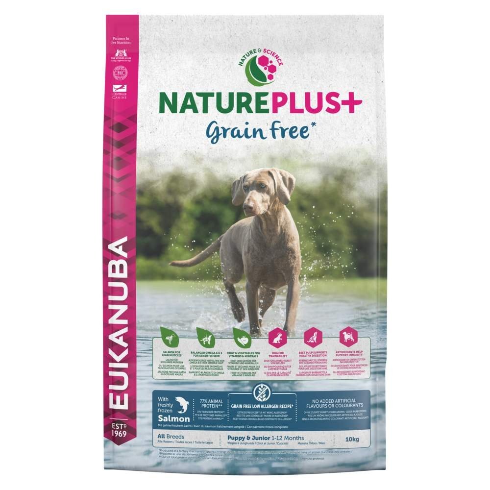 Eukanuba Nature Plus+ Grain Free Puppy Salmon (23 kg)