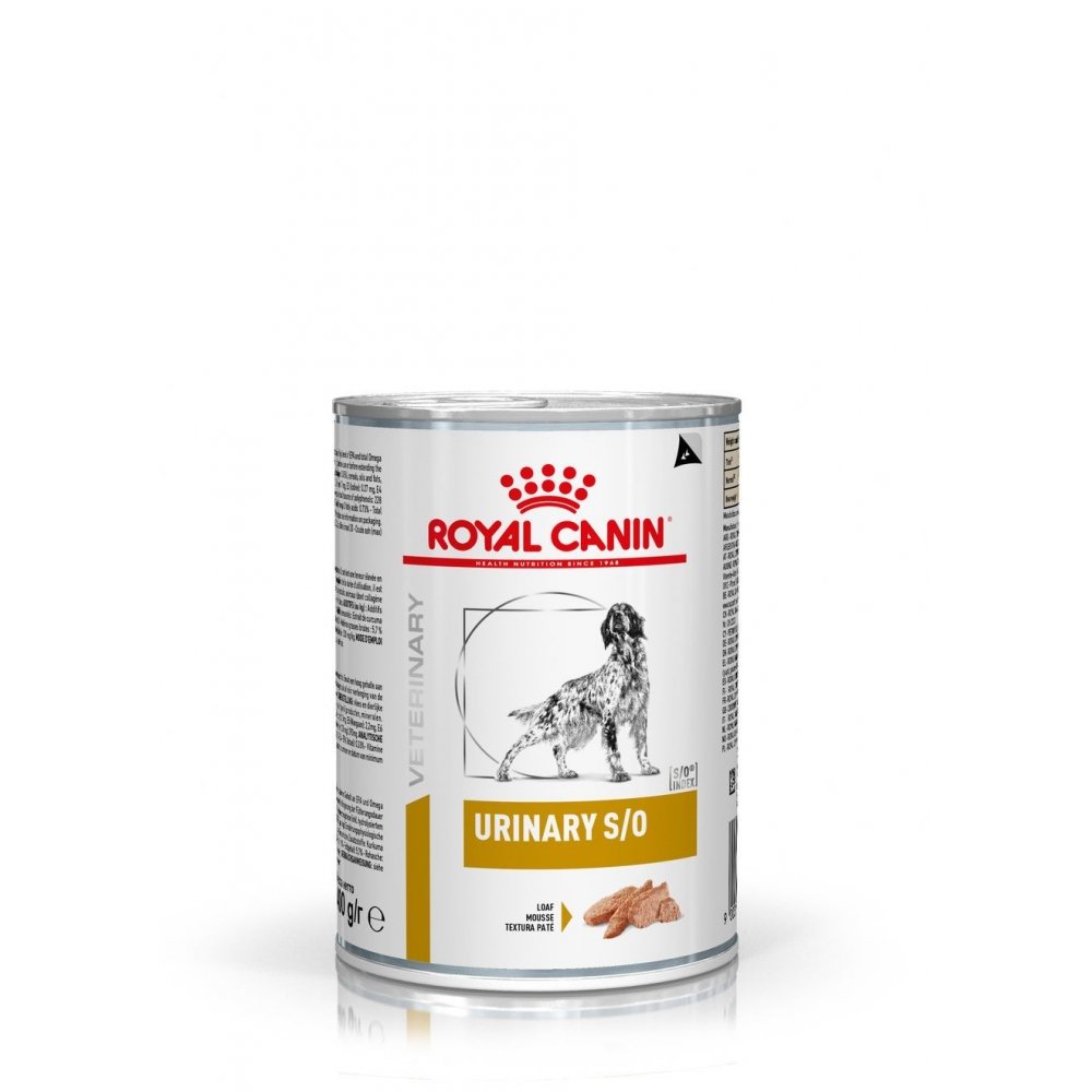Läs mer om Royal Canin Veterinary Diets Dog Urinary S/O Loaf 12x410 g