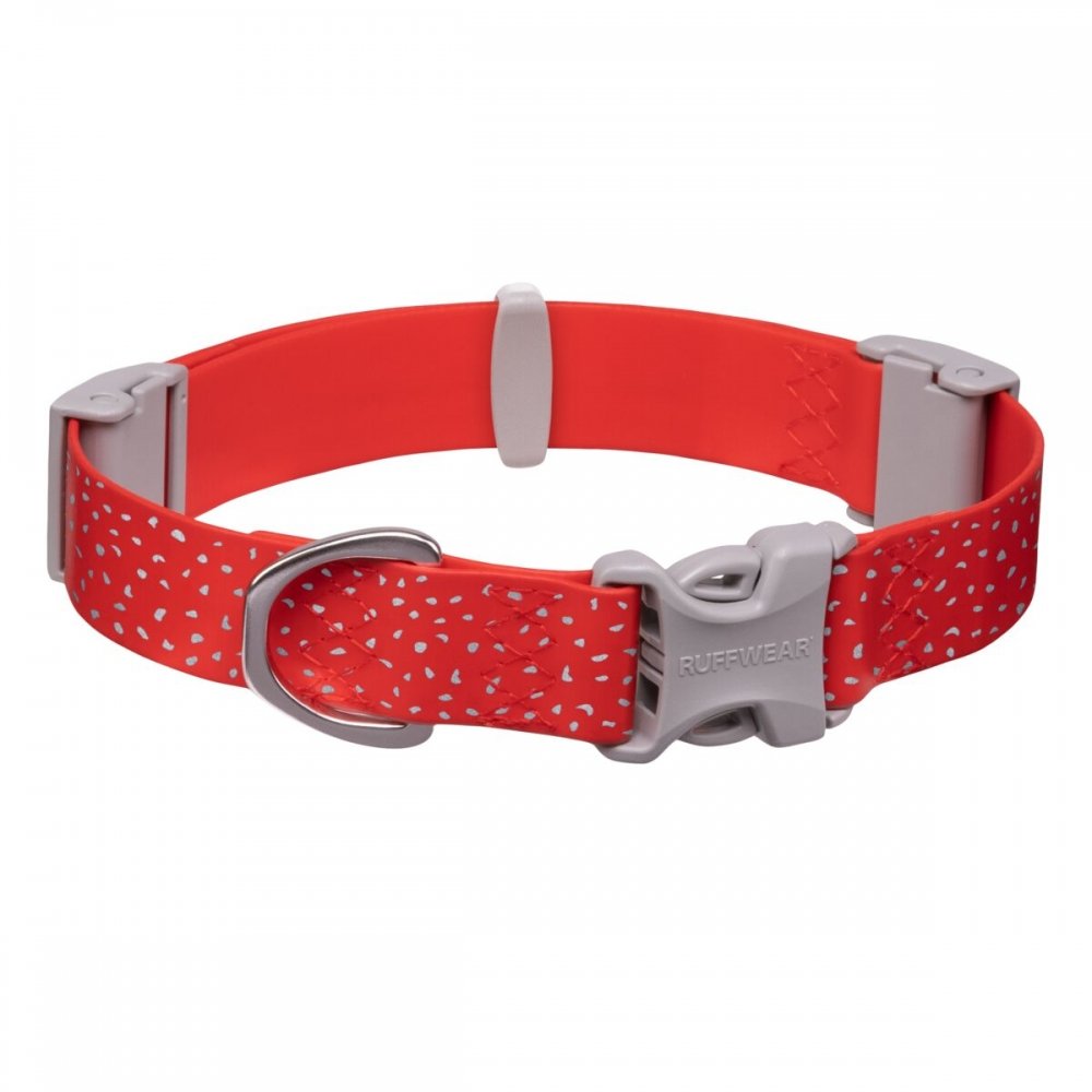 Läs mer om Ruffwear Confluence Hundhalsband Röd Sumak (51-66 cm)