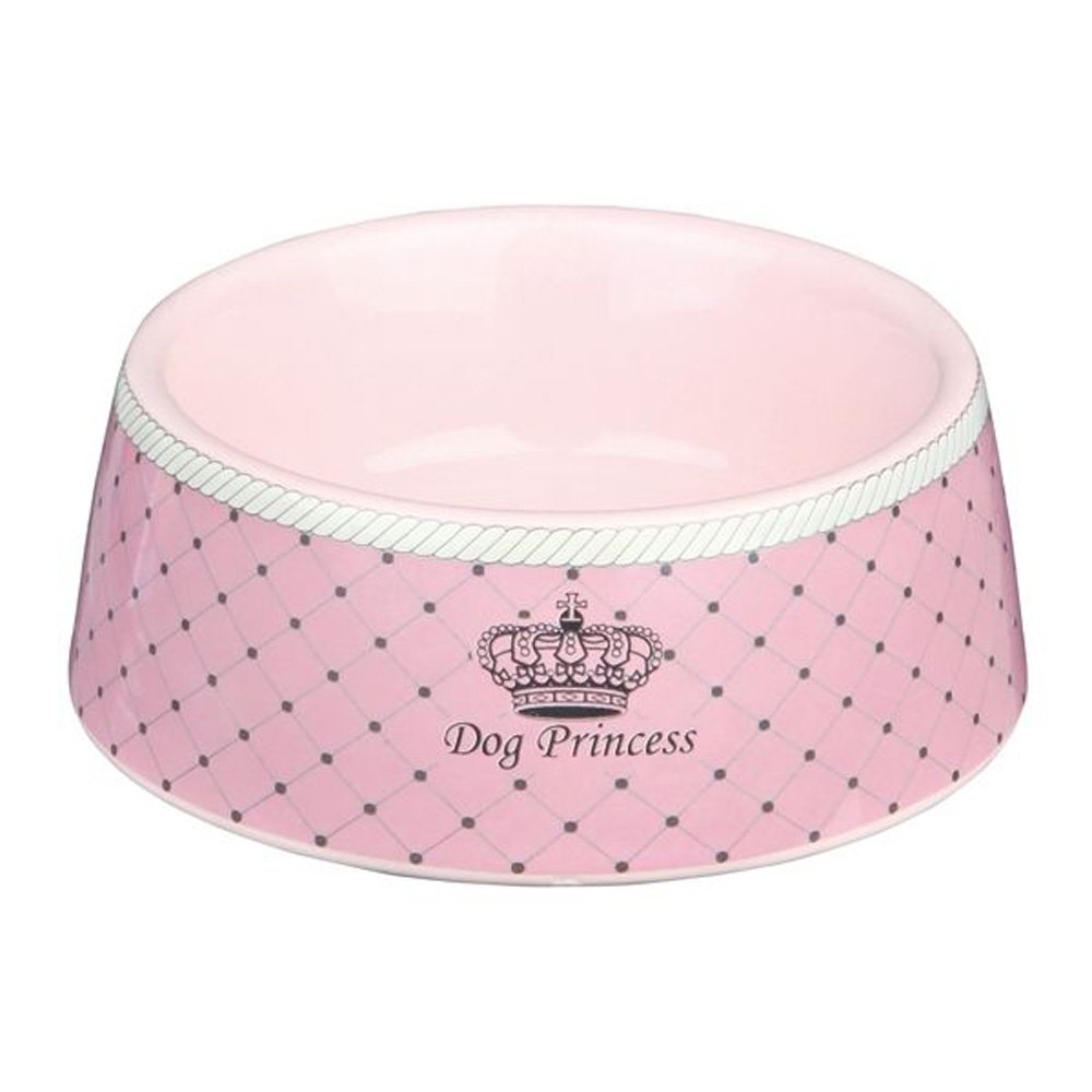 Princess Dog Keramikskål Rosa (180 ml / ø 120 mm)