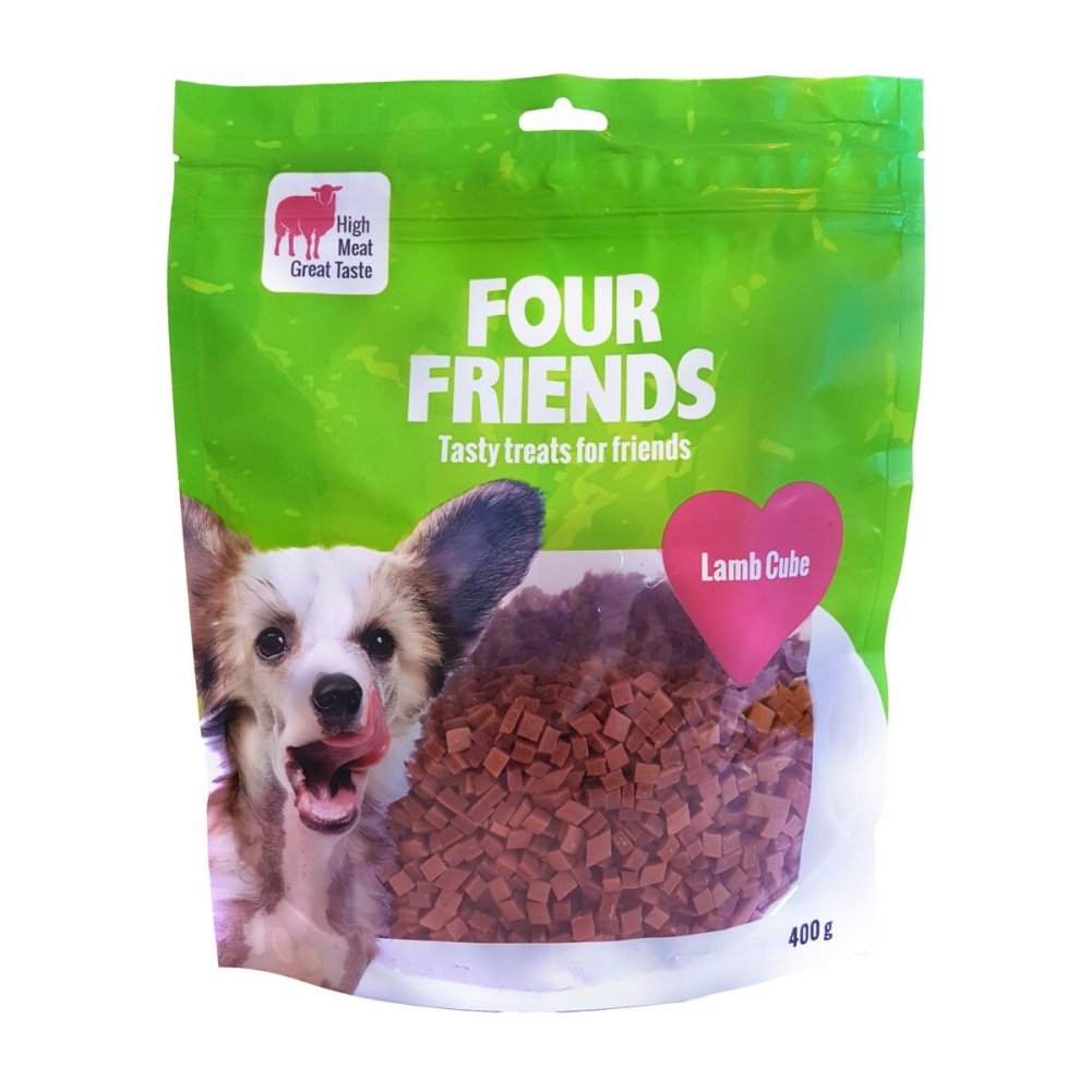 Läs mer om FourFriends Dog Lamb Cube (400 g)