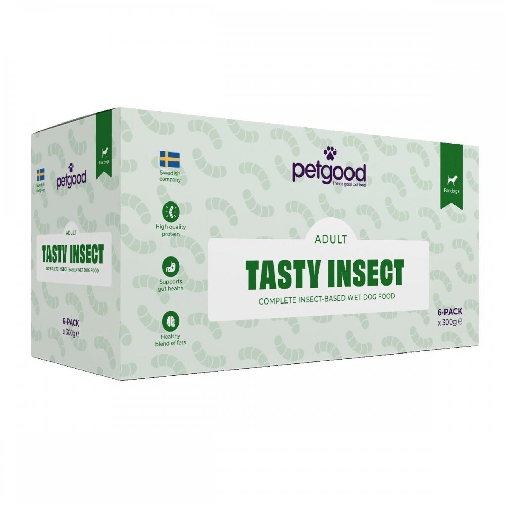 Läs mer om Petgood Adult Insektsfoder Våtfoder 6x300g