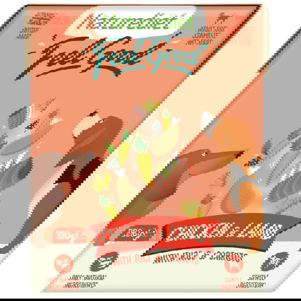 Naturediet Feel Good Kyckling & Lamm (390 g)