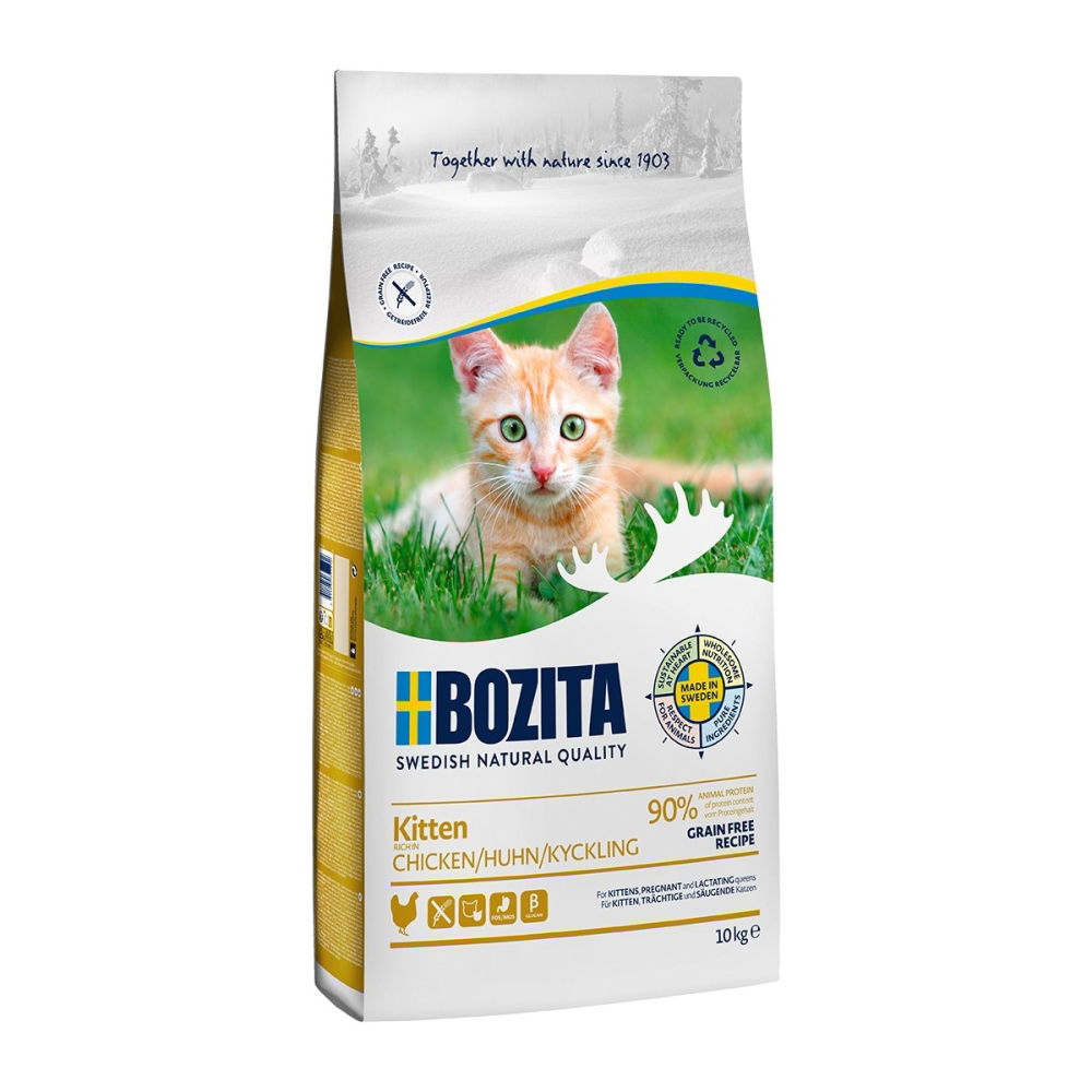 Bozita Kitten Grain Free Kyckling (10 kg)