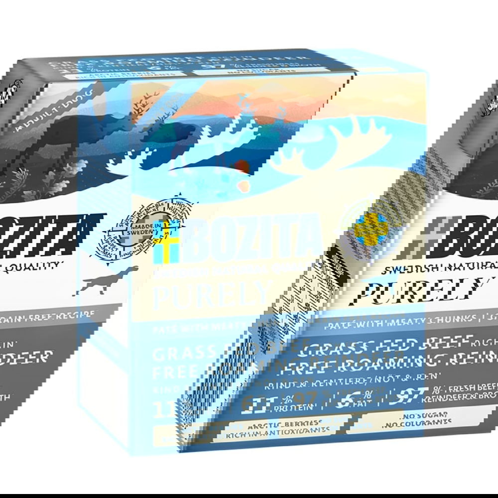 Bozita Purely Paté Reindeer 370 g