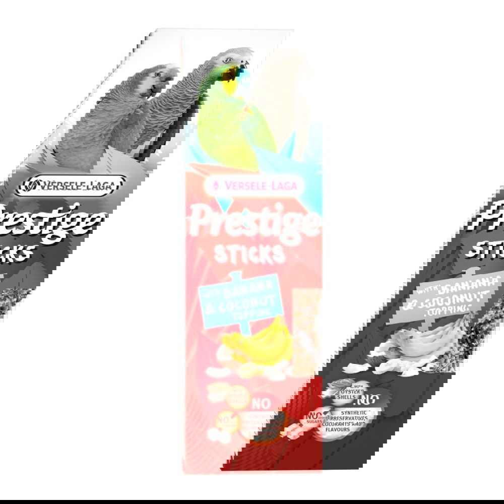 Versele-Laga Prestige Sticks Parrots Banan & Kokos 140 g