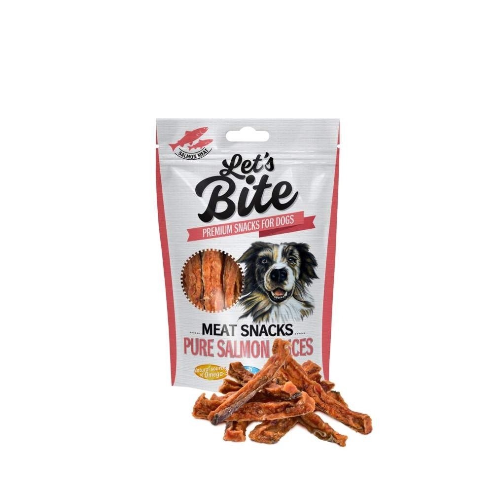 Lets Bite Meat Snacks Pure Salmon Slices