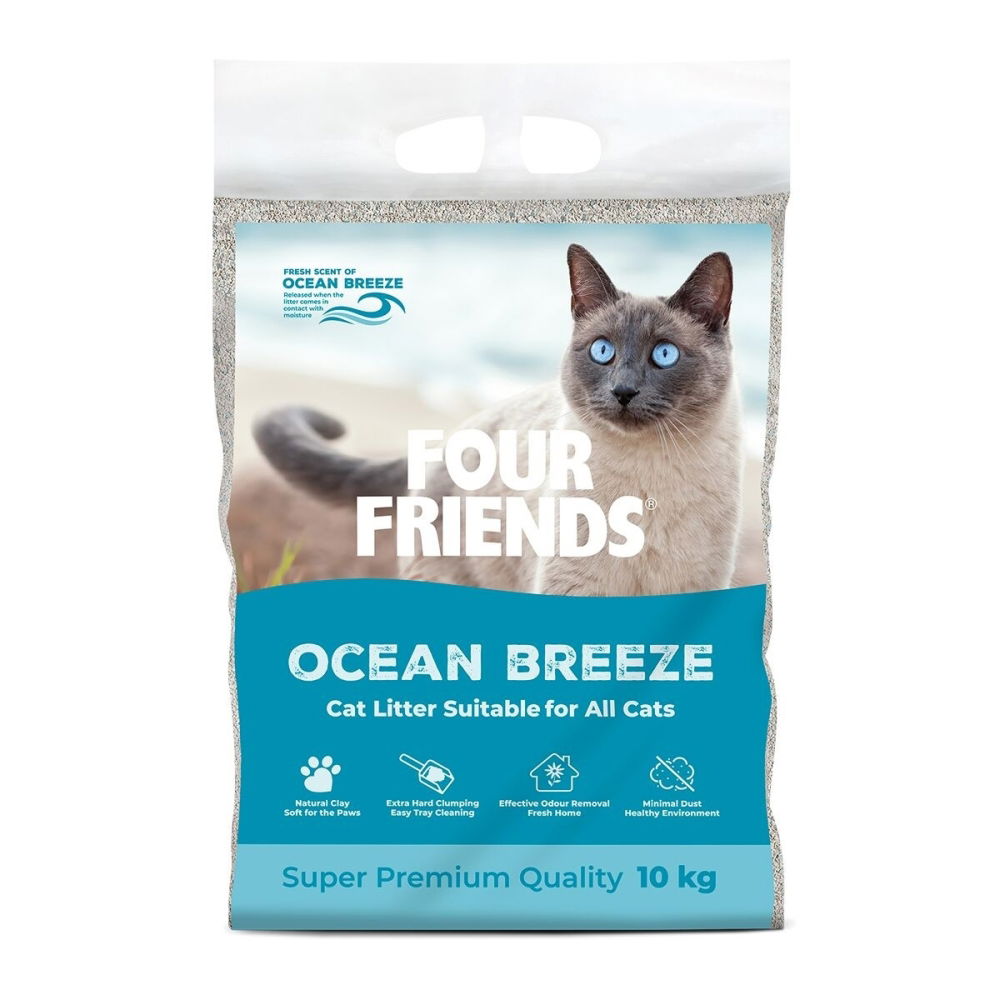 FourFriends Cat Litter Ocean Breeze 10kg