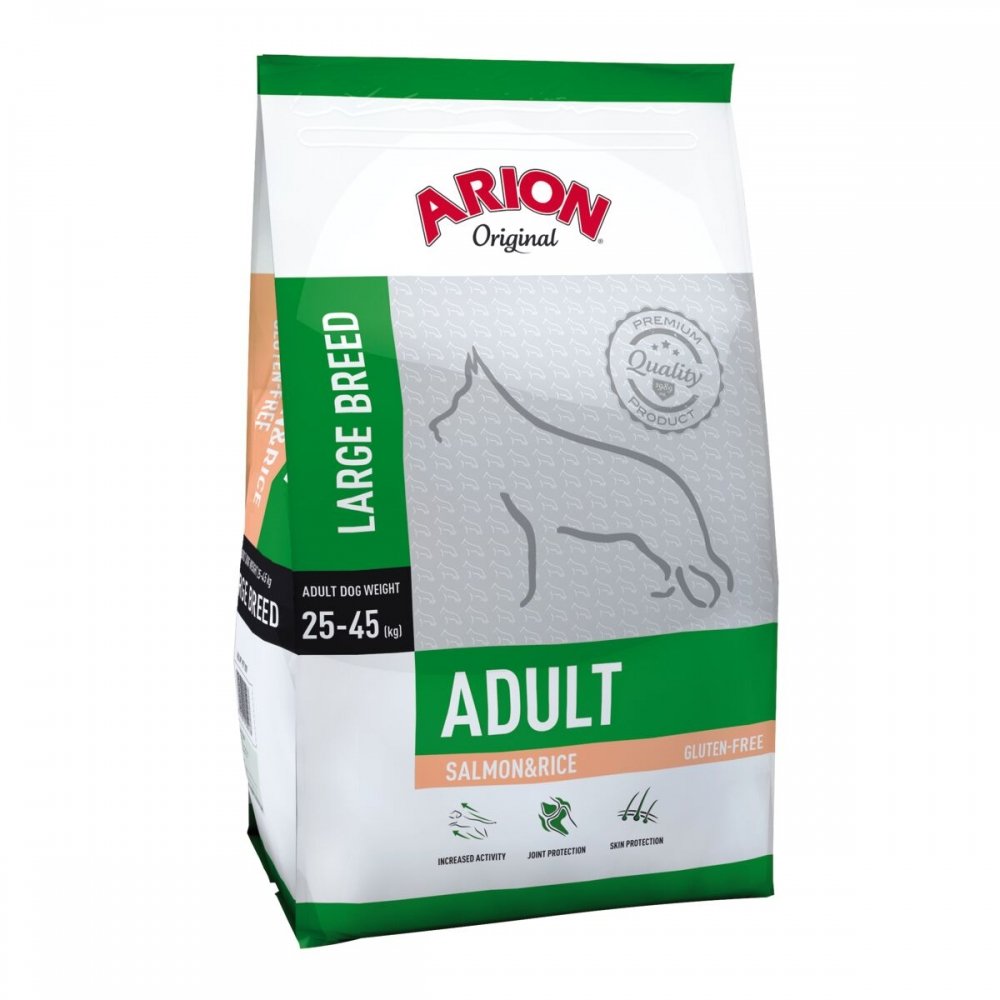 Läs mer om Arion Dog Adult Large Breed Salmon & Rice 12 kg