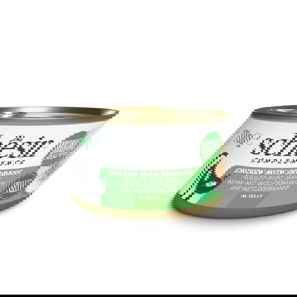 Schesir Complements Chicken with Sea bass in Jelly 70 g