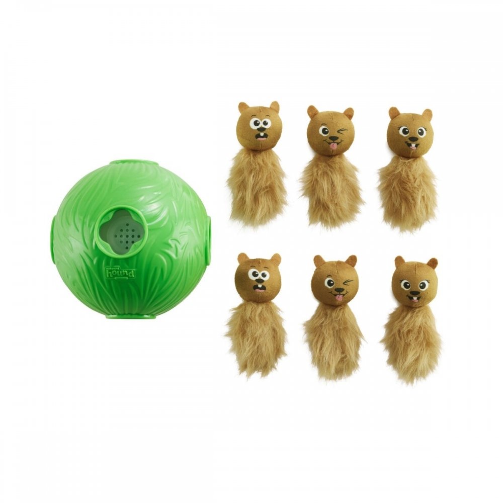 Alternativ bild 1 för Nina Ottosson Snuffle N’ Treat Ball Aktiveringsboll med Ekorrar