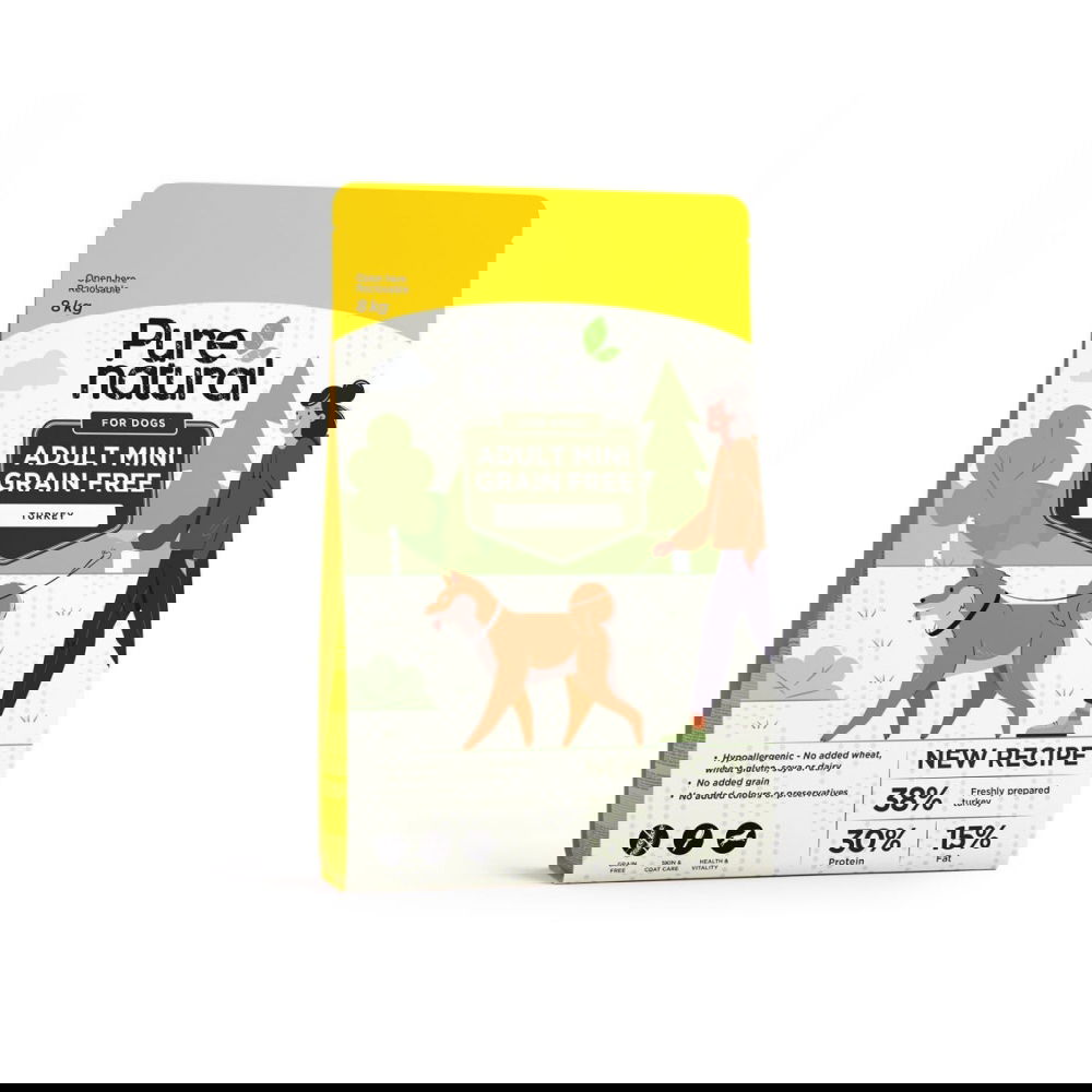 Purenatural Dog Grain Free Adult Mini Turkey (8 kg)